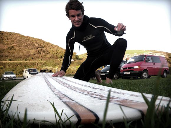 Ben waxing up at Watergate