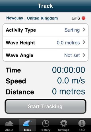 Track wave screen