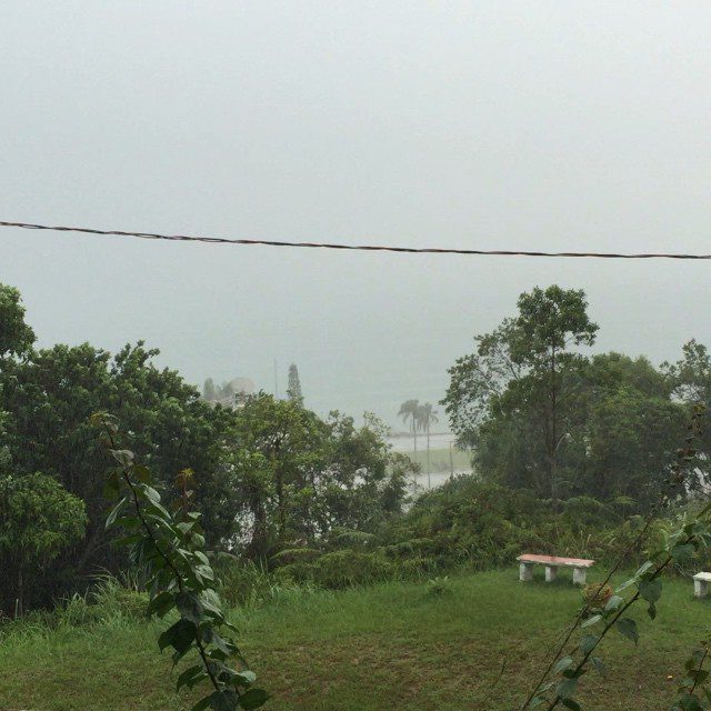 Just a passing shower.
