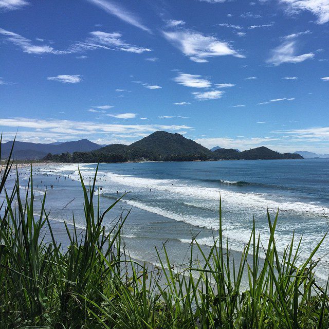 Perfect weather for (another) dip! #brazil #ubatuba #beach