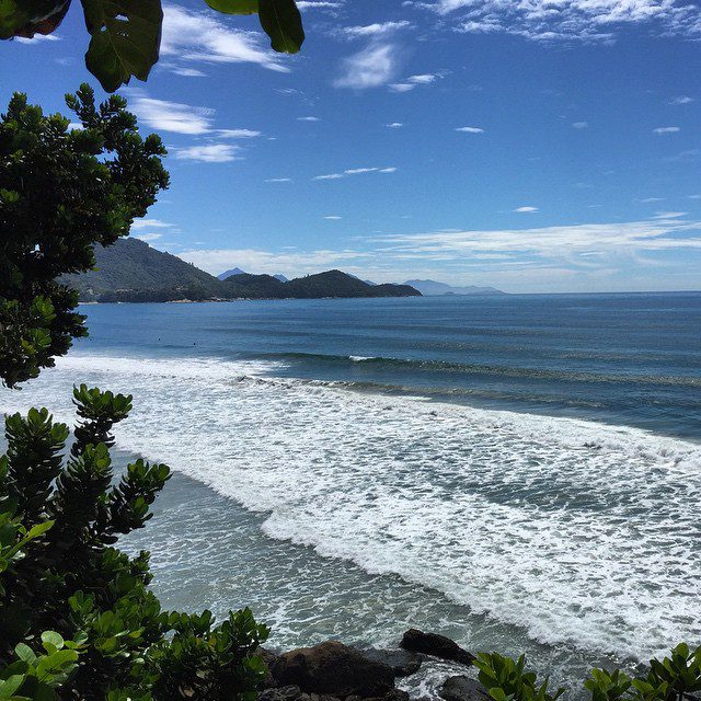 Praia Grande delivering the goods today. #brazil #ubatuba #beach