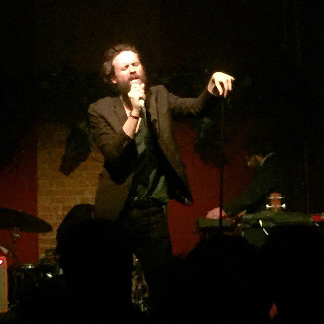 This guy's awesome! Live tonight, messy and fun times with @essexrambler #London #shoreditch #villageunderground #fatherjohnmisty